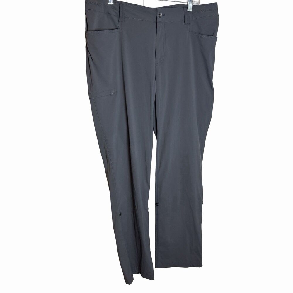 Eddie Bauer Women's Size 16 Gray Sightscape Horizon Convertible Roll Up Pants
